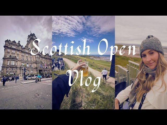 Scottish Open Vlog: flying on the PGA charter, exploring Edinburgh, watching the tournament