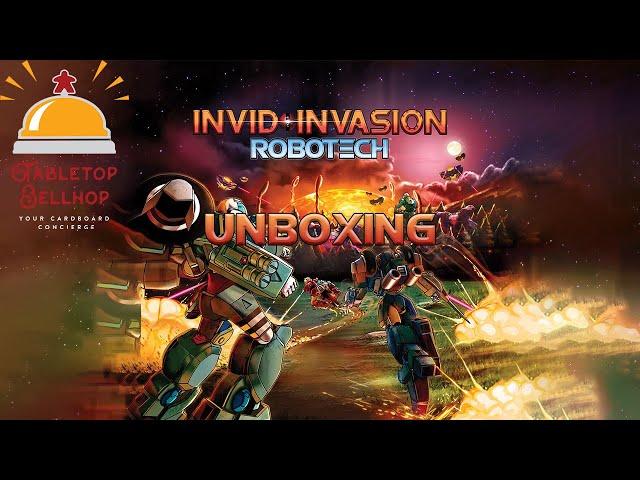 #Unboxing Robotech Invid Invasion a cooperative board game set in Robotech The Next Generation world