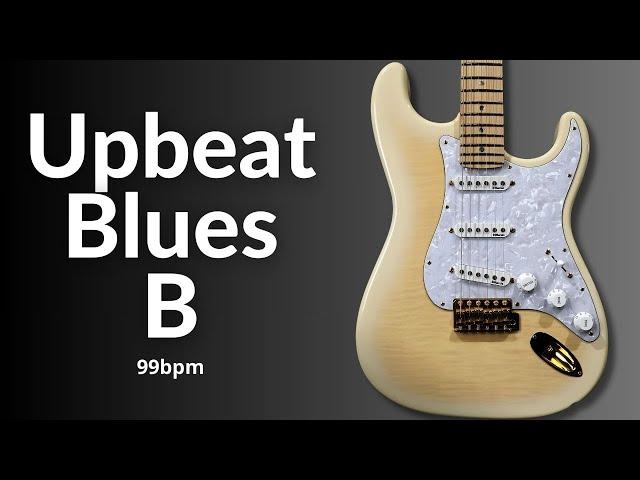 Easy Driving Groove Blues Guitar Backing Track in B Major l Jam Session Essentials