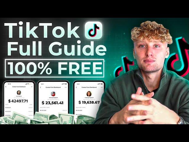 FREE GUIDE TO $10,000 a Month W/ TIKTOK IN 2024