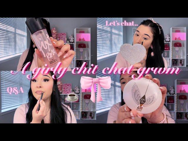 GIRL CHAT + GRWM  | Q&A, moving back, how I’ve been, YouTube content, & a cute haul at the end