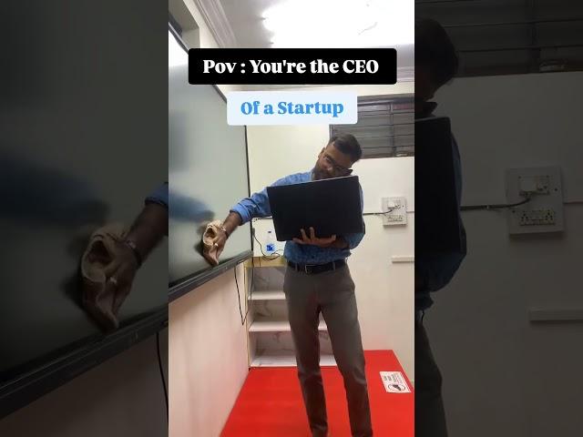 When you're the CEO of a Startup #shortsvideo #shortsviral #shortsfeed #shorts #viralshort #ytshorts