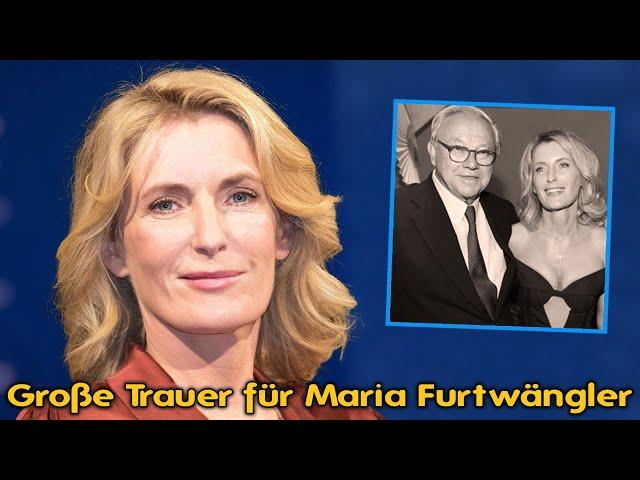 Große Trauer für Maria Furtwängler - Sie verabschiedete sich von ihrem Ex-Mann.