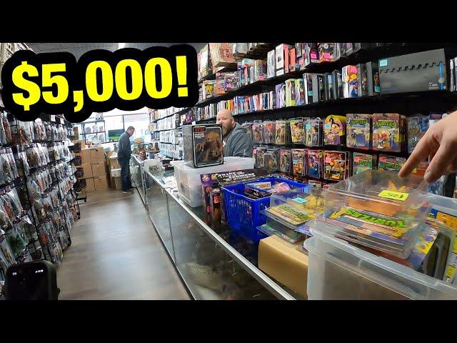 SPENDING $5,000 AT A VINTAGE TOY STORE!