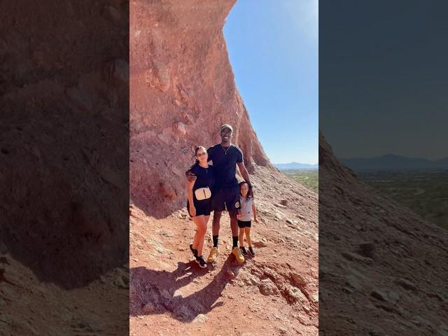 Short hike w/ our little human ️ #hiking #familyof3 #familytime #arizona #phoenix