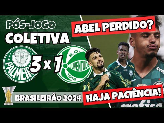 PÓS-JOGO | PALMEIRAS 3X1 JUVENTUDE | BRASILEIRÃO 2024 | COLETIVA ABEL FERREIRA | AO VIVO