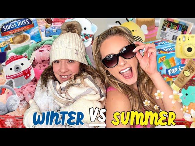 WINTER ️VS SUMMER ️ TARGET SHOPPING CHALLENGE!