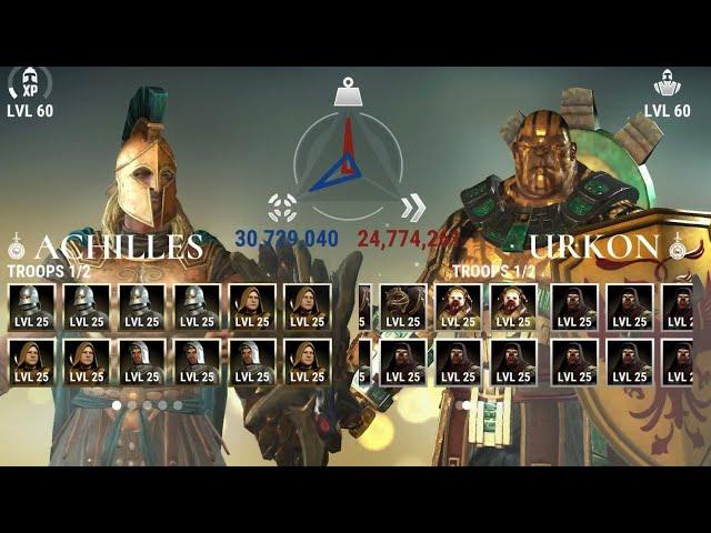 DAWN OF TITANS: ACHILLES P10 VS URKON P10