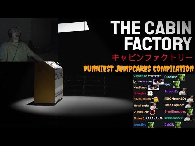 xQc's Funniest Jumpscare Compilation playing "The Cabin Factory"