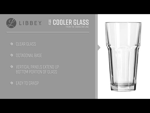 Libbey 15256 16-oz Gibraltar Tall Cooler Glass