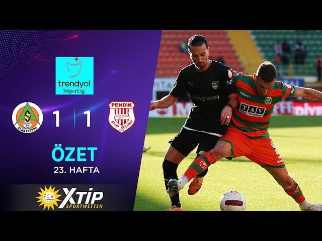 MERKUR BETS | Alanyaspor (1-1) Pendikspor - Highlights/Özet | Trendyol Süper Lig - 2023/24