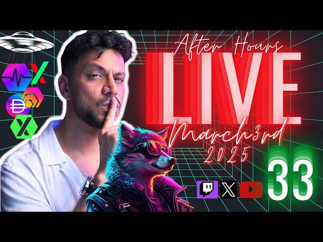 Part 1 - 33 | TRUMP ️s CRYPTO | Pulse Chain | After Hours LIVE