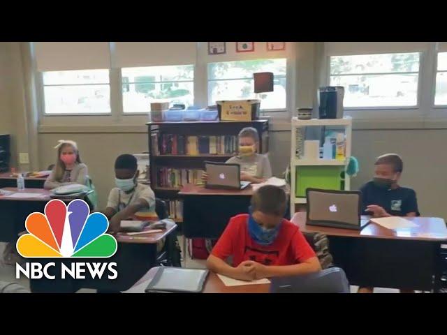 Schools Begin Reopening Amid Coronavirus Restrictions | NBC Nightly News
