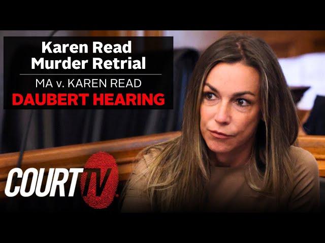 LIVE: MA v. Karen Read Murder Retrial - Dog Bite Expert Daubert Hearing