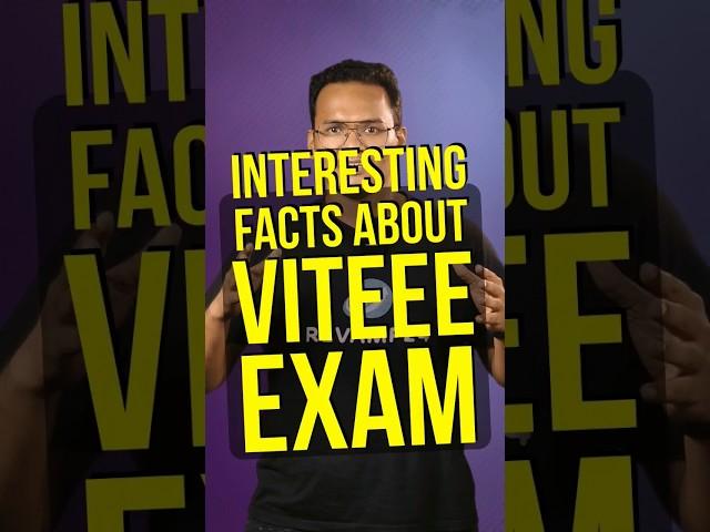 Fascinating Facts About VITEEE Exam You Need to Know! #shorts #viral #exam