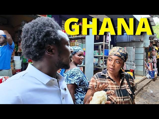 BEAUTIFUL GHANAIAN GIRL TAKES ME INTO GHANA'S MOST NOTORIOUS MARKET? THIS HAPPENS NEXT