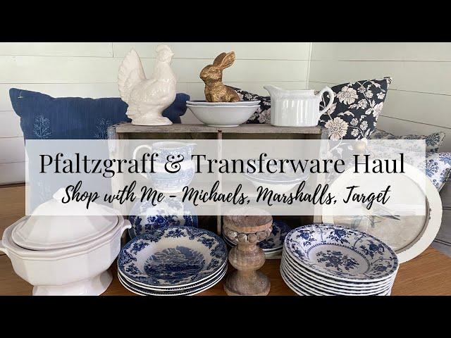 Shop with Me - Transferware Thrift Haul - How to Combine Mostly Secondhand with New