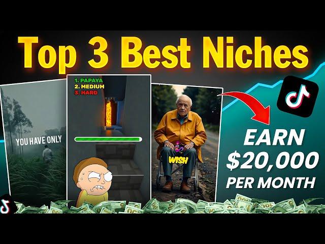 Top 3 Faceless TikTok Niches to Earn $20,000/Month!