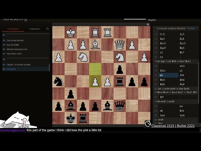 Viewer Game Review on Lichess.org