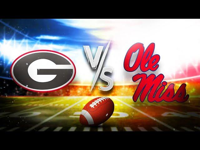 #3 Georgia vs #16 Ole Miss | NCAAF College Football Week 11 Live Stream ESPN HD FULL GAME