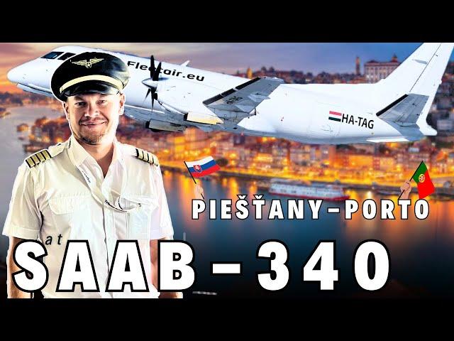 Cargo Pilot Duty Day: Slovakia - Portugal Flight on a SAAB 340
