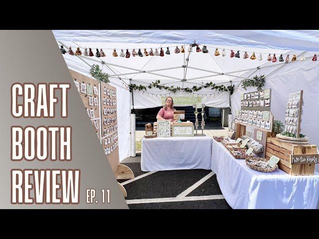 Craft Fair BOOTH REVIEW - Ep. 11 - Vendor Booth Display Ideas