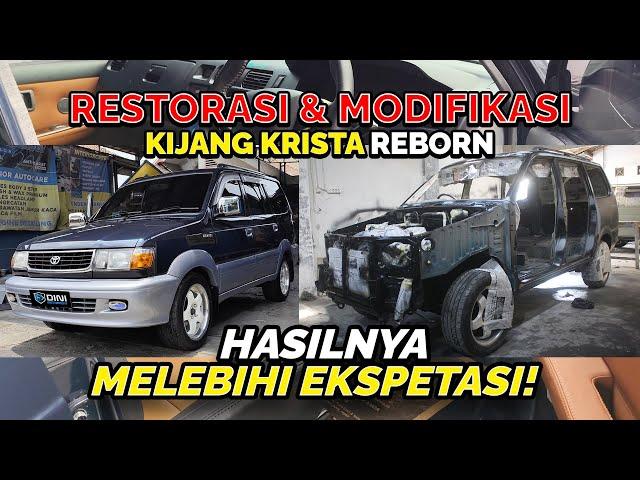 Totalitas Pengerjaan Restorasi & Modifikasi Toyota Kijang Krista Reborn, Hasilnya bikin Terharu!