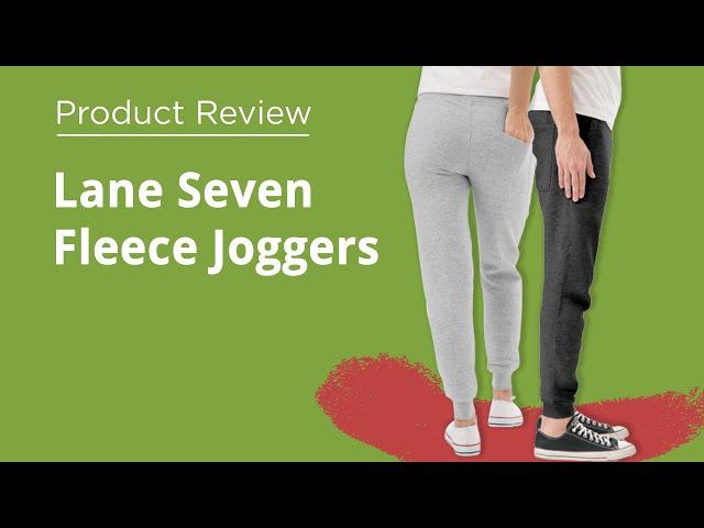 Personalize and Sell Lane Seven Fleece Joggers | Awkward Styles Product Review