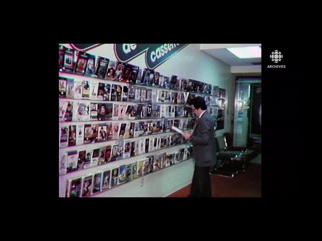 En 1982, le marché de la location de films sur vidéocassettes explose à Montréal