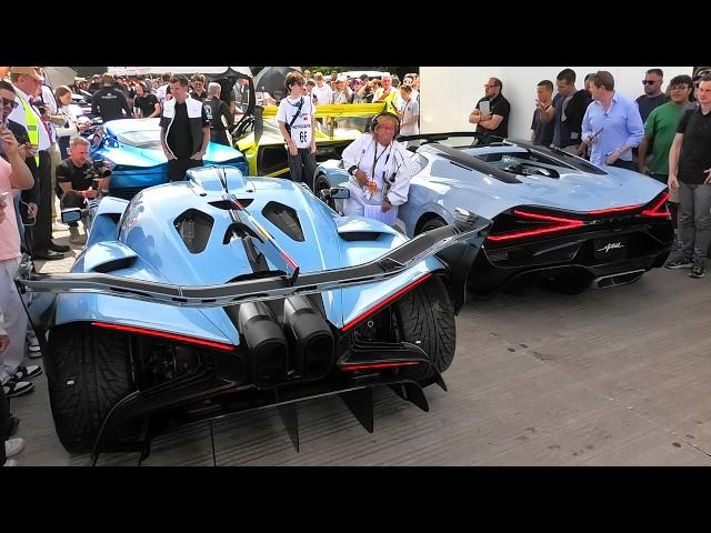 Best of Goodwood Festival of Speed 2024 SUPERCARS: Evija X, Mistral, SF90XX, Huayra R