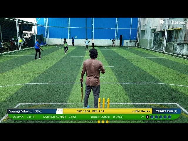 Live Cricket Match | IBM Sharks vs Vaanga Vilayadalam | 30-Jun-24 01:24 PM 7 overs | Arena of Games