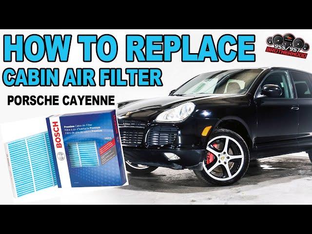 How To Replace Porsche Cayenne Cabin Air Filer - DIY PROJECT