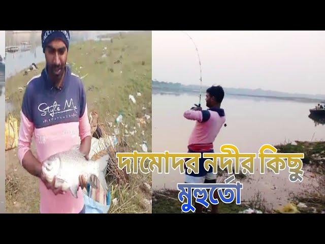 "Fish hunting at damodar river ll katla & rohu catch in damodar river ll katla fishing 2024