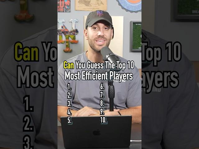 NAME THE TOP TEN MOST EFFICIENT PLAYERS IN NBA HISTORY (TRUE FG%)! #shorts #nba #game #stephencurry