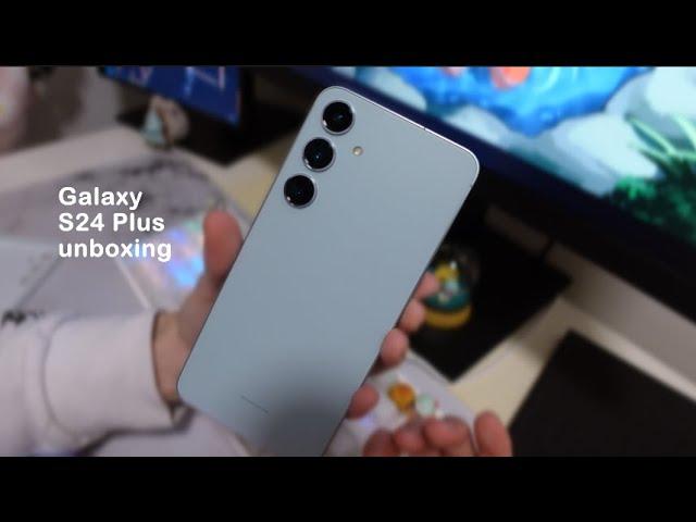 Samsung Galaxy S24 Plus Unboxing | Sapphire Blue