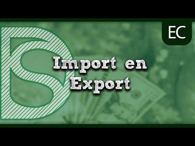 Examen economie - Import en export