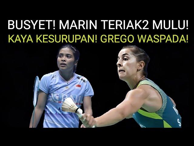  SMASH! MAKIN JAGO NIH! Gregoria Mariska Tunjung vs Carolina Marin. Badminton Bulutangkis