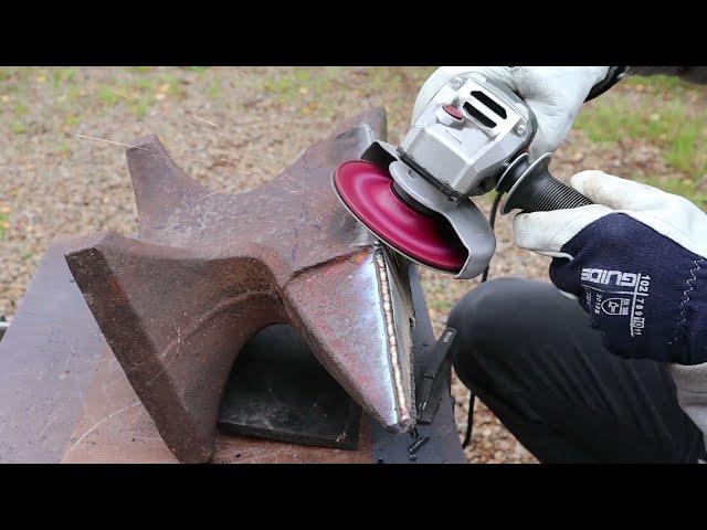 Anvil restoration & Fix - Straightening, welding, hardening -