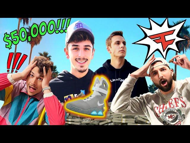 Helping FaZe Rug Sell $50,000 FAKE Sneakers