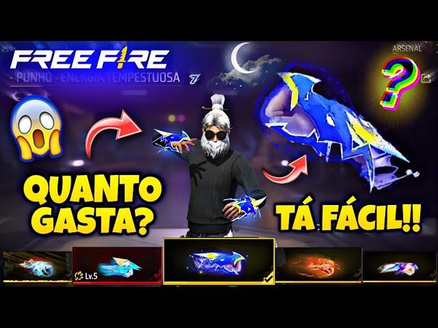 PEGANDO O NOVO PUNHO!! TÁ FÁCIL? QUANTO GASTA? EVENTO TORRE DE TOKENS FREE FIRE, PUNHO DO 7° NIVER