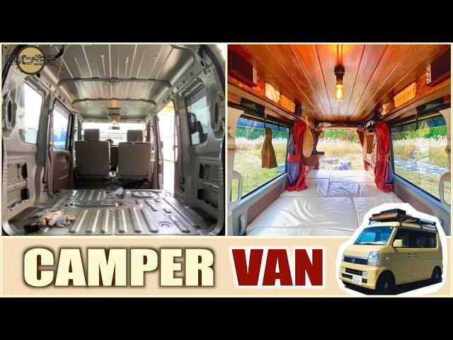 Micro Camper Van full build in 15 min.