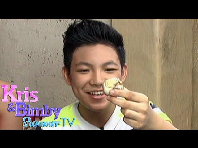 Darren eats 'balut' on Kris TV