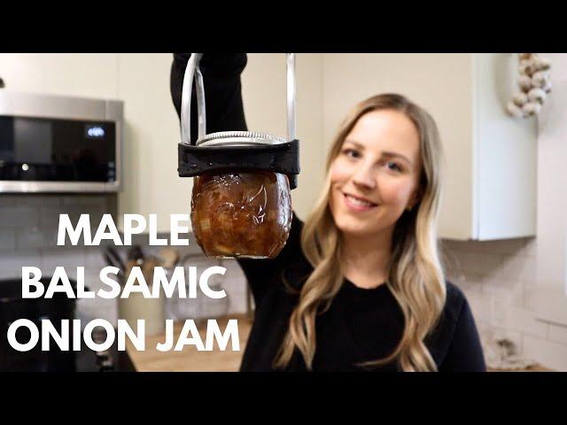 Maple Balsamic Onion Jam | A Must Try Canning Recipe!