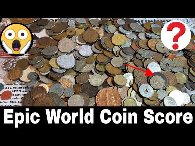 Epic Score Searching World Coins for Silver and Rare Finds