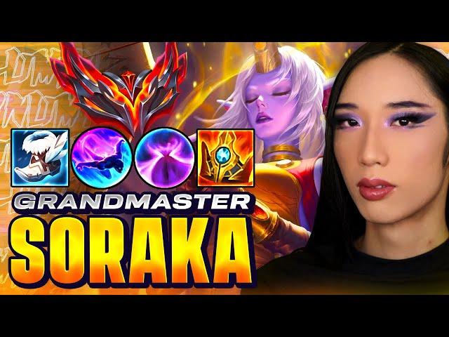 I Ate up these CHALLENGER Players with my Movespeed SORAKA Build! | Grandmaster Soraka Gameplay