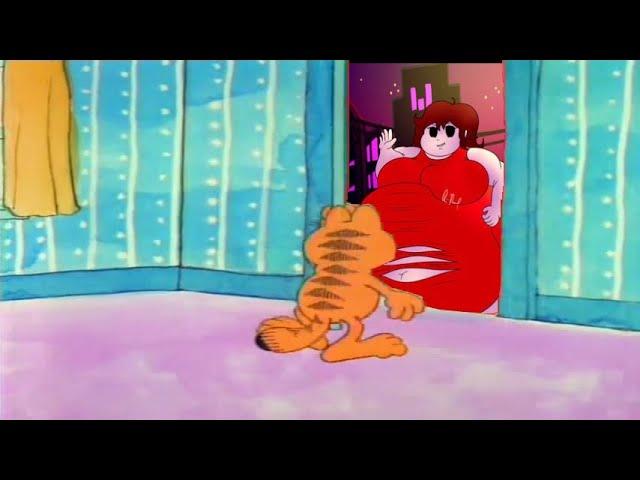 Garfield Answers The Door To Fat Girlfriends | FNF Animation