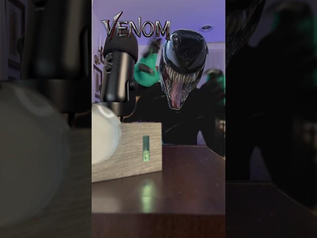 ASMR but I caught the VENOM symbiote?! #ASMR #shorts