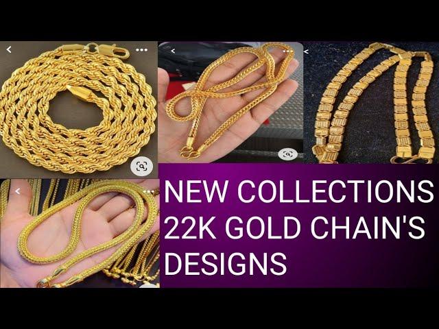 Latest Gold chain's designs,22k gold,New collections,VSR creations@VSR293