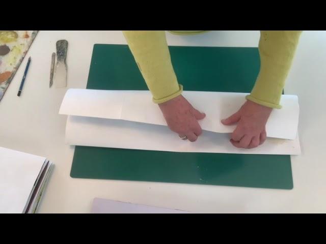 Create a fabulous square concertina book from one sheet of paper