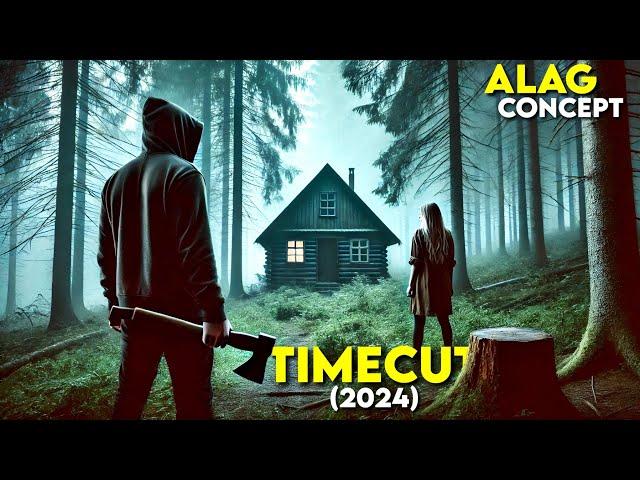 TIME CUT (2024) New Horror Movie Explained in Hindi | Survival Movie Explanation | Slasher Movie